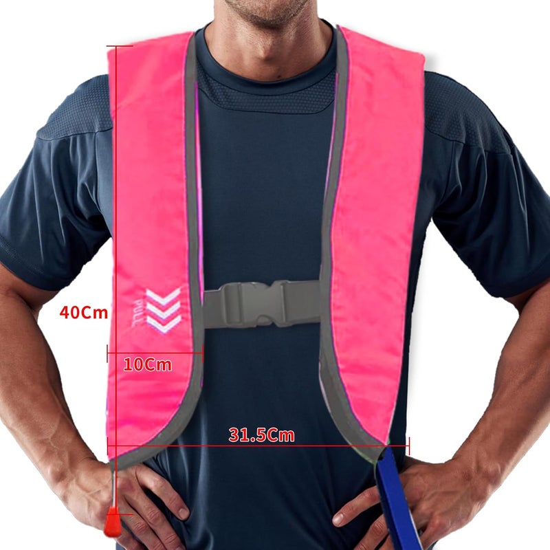NAUTISHIELD Automatic Inflatable Life Jackets for Women,Life Vest for Adults,Preserver PFD for Women,Supports Weight up to 330 pounds - Image 5